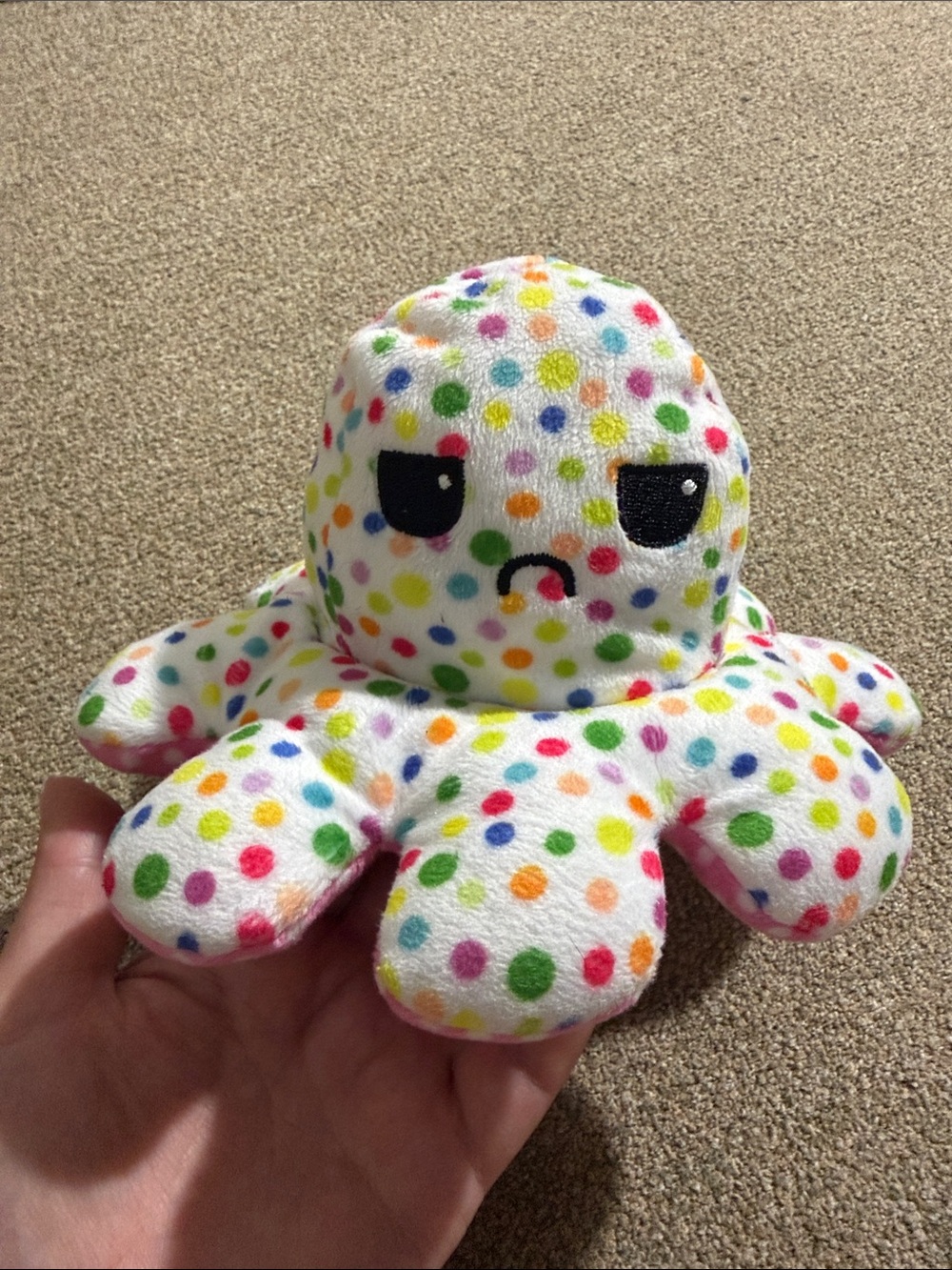 Teeturtle Octopus Reversible Plush 8”